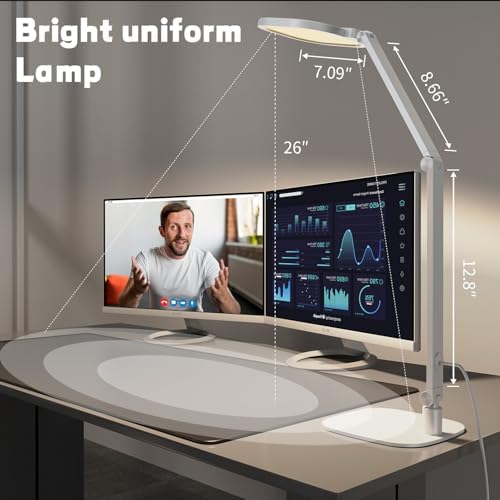 LitONES LED Desk Lamp for Home Office, Soft Edge-lit Design, Modern Style - Image 6