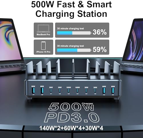 chipofy 500W Charging Station for Multiple Devices with Stand - Image 4