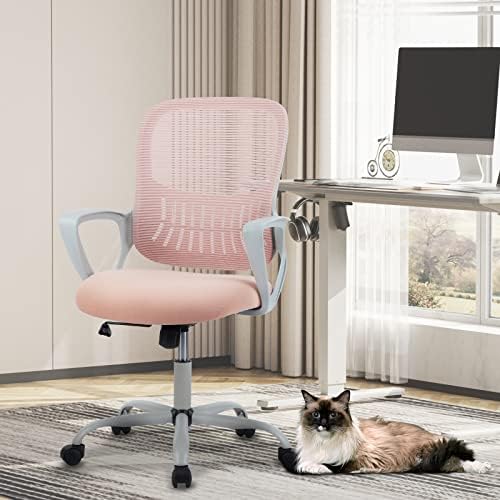 Sweetcrispy Home Office Chair, Mesh Office Chair, Lumbar Support - Image 2