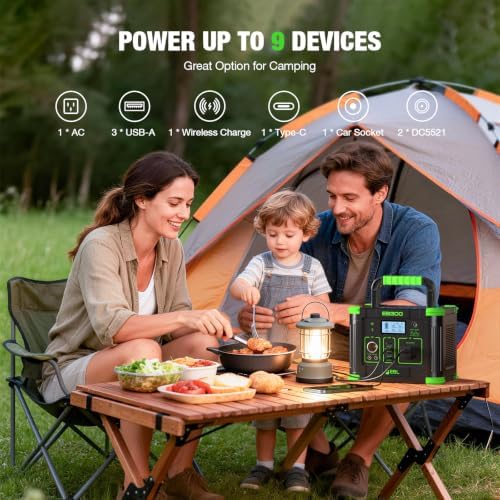 GRECELL 330W Portable Power Station 288.6Wh Solar Generator - Image 5