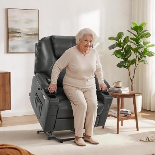 MCombo Power Lift Recliner Chair for Elderly, Heat and Massage R7045 - Image 2