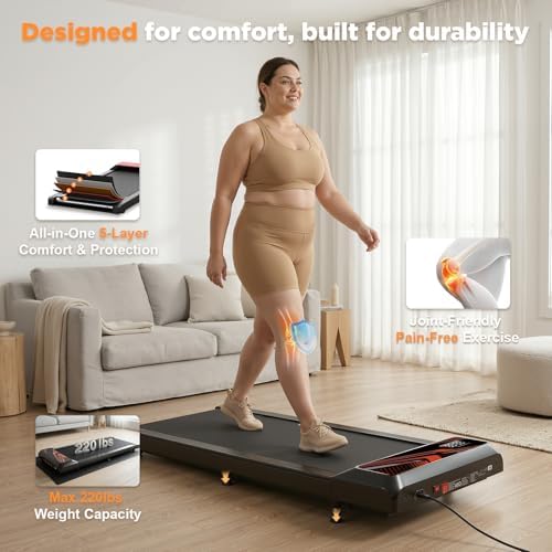 Under Desk Treadmill, Walking Mat with Incline pad - Image 4