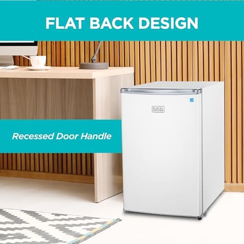 BLACK+DECKER 2.5 Cu. Ft. Compact Refrigerator, Energy Star, BCRK25W, White - Image 6