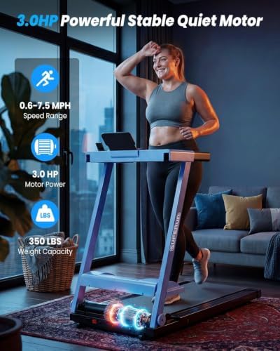 Superun Waking Pad Treadmill with Incline, 3.0HP and 300 LBS Capacity - Image 5