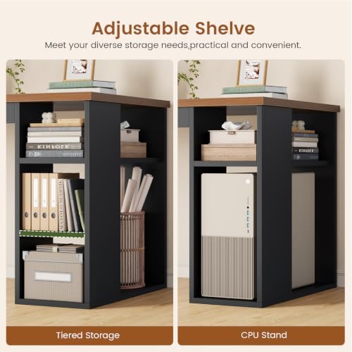SEDETA 55.1" Farmhouse Office Desk with 3 Drawers for Home Office - Image 4