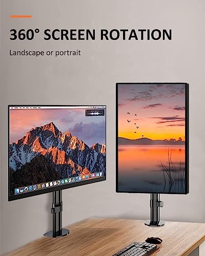 Suptek Single Monitor Mount, Adjustable Monitor Arm Desk Mount Stand for 1 / One Screen up to 32 inch Screen(MD9401) - Image 6