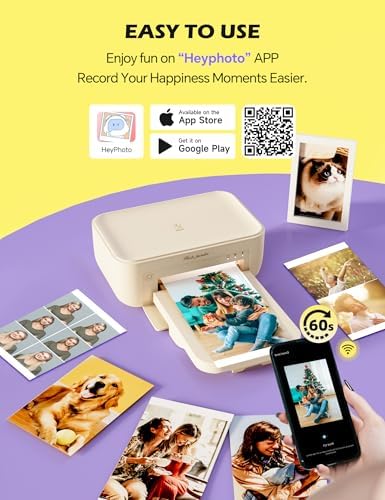 iDPRT CP4100 4x6 Photo Printer for Phone with 108 Sheets & 2 Cartridges - Image 3