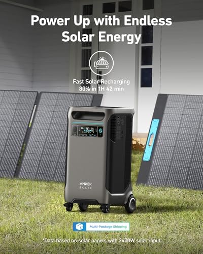 Anker SOLIX F3800 Portable Power Station and 400W Solar Panel, 3,840Wh - Image 4