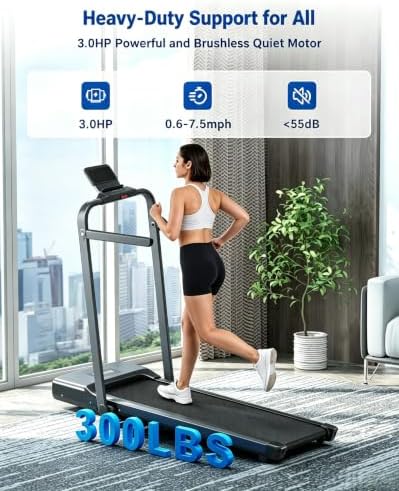 Superun Waking Pad Treadmill with Incline, 3.0HP and 300 LBS Capacity - Image 6