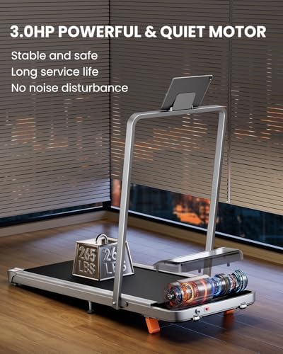 Abonow Walking Pad with Handle Bar - 2 in 1 Under Desk Treadmill - Image 3