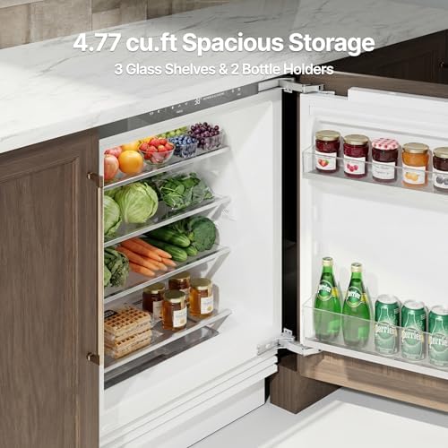 Ca'Lefort 24-Inch Panel Ready Under Counter Refrigerator, 4.8 cu.ft - Image 3