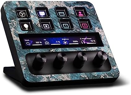 MightySkins Carbon Fiber Skin Compatible with Elgato Stream Deck + - Rift | Protective, Durable Textured Carbon Fiber Finish | Easy to Apply, Remove, and Change Styles | Made in The USA by MIGHTY+SKINS