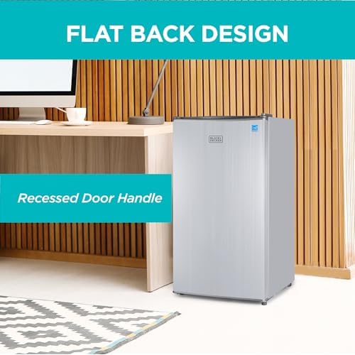 BLACK+DECKER 3.2 Cu. Ft. Compact Refrigerator, BCRK32V, Stainless Look - Image 6