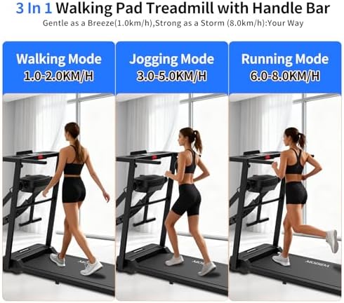 3 in 1 Under Desk Treadmill with Incline Walking Pad for Home & Office - Image 3