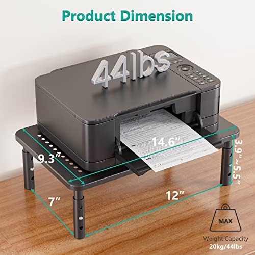 WALI Dual Monitor Stand for Desk, Adjustable Laptop Riser, up to 44 lbs - Image 4