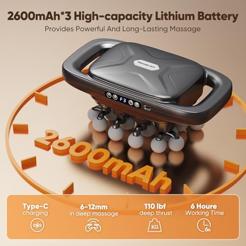 20-Head Massage Gun, 3 Modes and 30 Speed Levels - Image 6