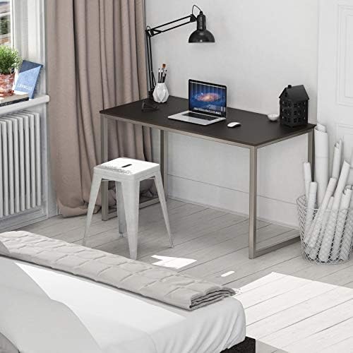 SHW Mission 40-Inch Home Office Computer Desk, Espresso - Image 2
