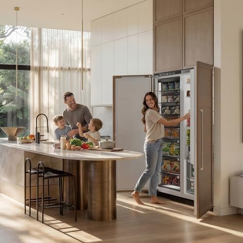 Ca'Lefort 44-Inch Panel Ready Refrigerator & Freezer Combo, 2 Units - Image 6