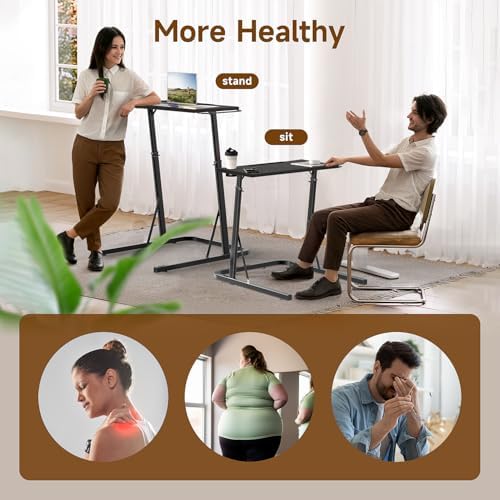 VTORY Adjustable Height Standing Desk for Walking Pad Treadmill，for Cycling - Image 7