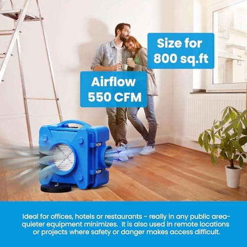 CADPXS Shield-550 Air Scrubber 550 CFM with 3-Stage Filtration - Image 4