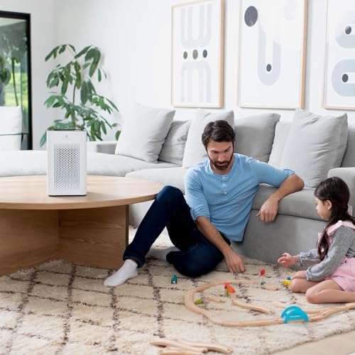 Medify MA-25 Air Purifier with HEPA Filter | 825 ft² Coverage in 1hr for Allergens, Smoke, Wildfires, Odors, Pollen, Pet Dander | Quiet Removal to 0.3 Microns | White, 1-Pack - Image 5