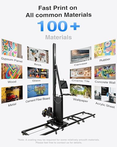 W1 Wall Printer, Automatic Vertical Wall Printer with UV Ink, Waterproof Sun-Proof,Wall Printing for Indoor/Outdoor Decoration (Home, Advertising, Museum, School) - Image 2