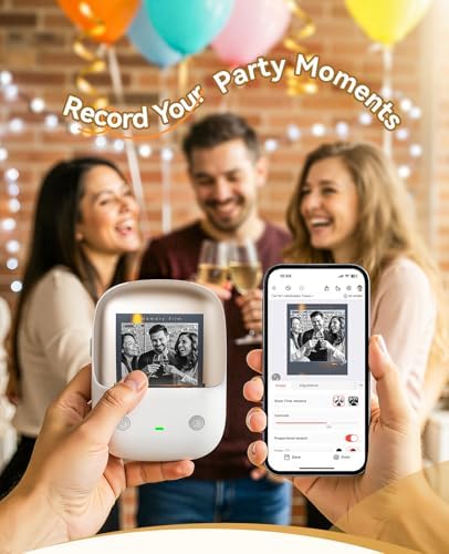 NIIMBOT B2 Pro Label Maker Machine with Tape, Supports Photo Printing, Gold - Image 4