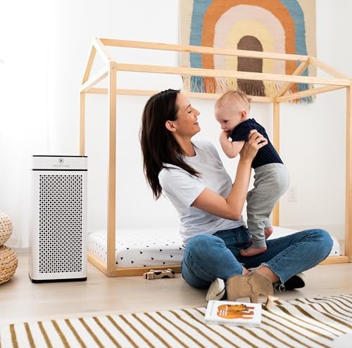 Medify MA-40 Air Purifier with HEPA Filter | 1,793 ft² Coverage in 1hr for Smoke, Wildfires, Odors, Pollen, Pets | Quiet Removal to 0.3 Microns | White, 1-Pack - Image 5