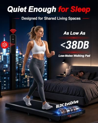 Walking Pad Treadmill 10% Incline, Foldable Handle, Under Desk Treadmill - Image 5