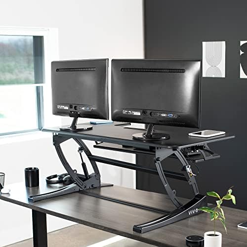VIVO Black 42 in Standing Desk Converter, DESK-V000VL - Image 6