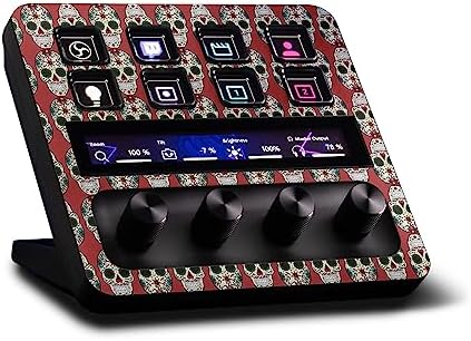MightySkins Skin Compatible with Elgato Stream Deck + - Sugar Skull | Protective, Durable, and Unique Vinyl Decal wrap Cover | Easy to Apply, Remove, and Change Styles | Made in The USA by MIGHTY+SKINS