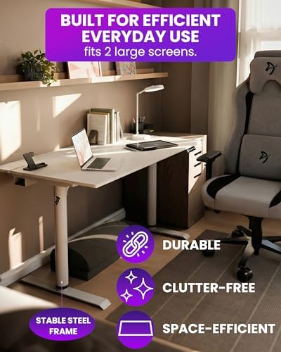 Arozzi Arena Nordico Electric Standing Desk White - Image 3