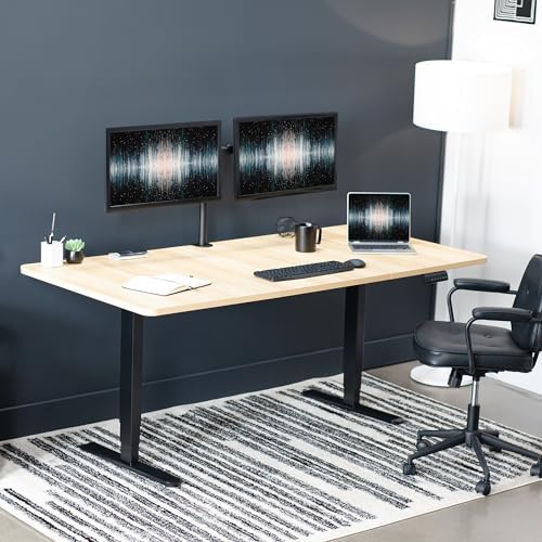 VIVO Light Wood 71 x 36 in Standing Desk, DESK-KIT-2B7C-36 - Image 2