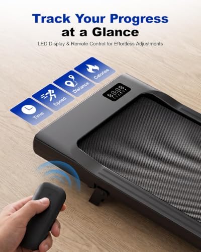 MJWW 6% Incline Walking Pad, Smart AI Under Desk Treadmill for Home - Image 6