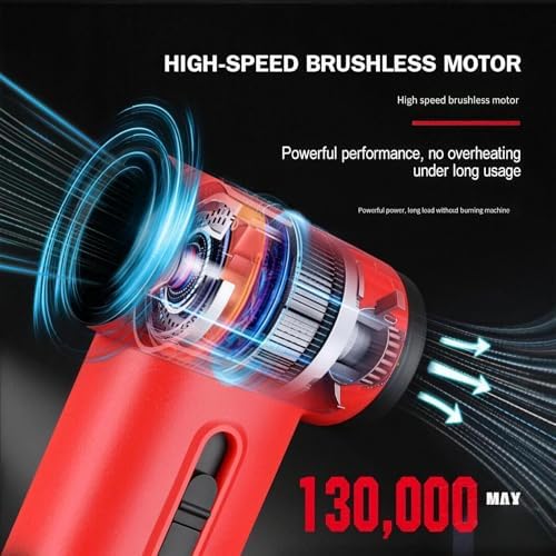 WMARK Compressed Air Duster Rechargeable Cordless Handheld Mini Blower - Image 2