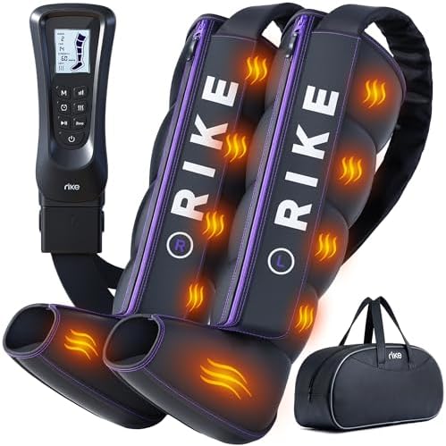 RIKE Leg Compression Massager with Heat for Circulation and Pain Relief FSA by Unknown