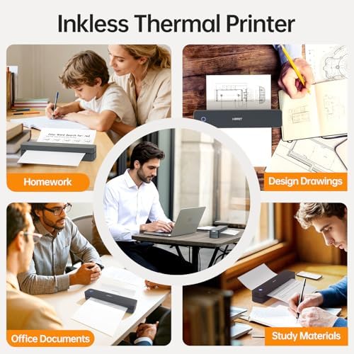 PRT Portable Printers Wireless for Travel, Bluetooth Thermal Printer - Image 6
