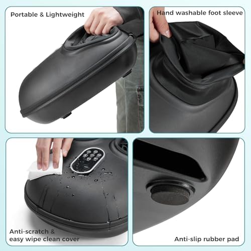 OLIXIS Foot Massager Machine with Heat, Deep Kneading & Air Compression - Image 6