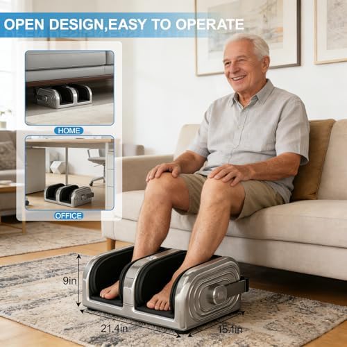 Lvrunben Shiatsu Foot Massager with Heat, Deep Kneading Foot Massager - Image 6
