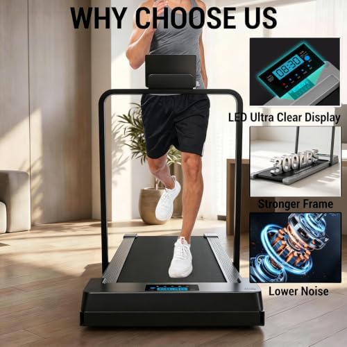 Quiet Under Desk Compact Electric Treadmill for Home and Office - Image 6