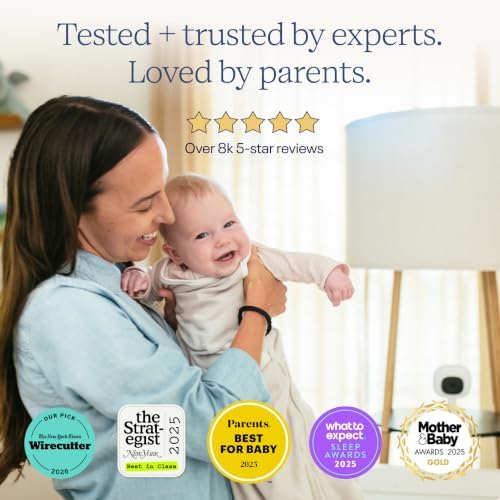 Nanit Smart Baby Video Monitor - Camera & Floor Stand - 1080p Wi-Fi Camera - Image 6