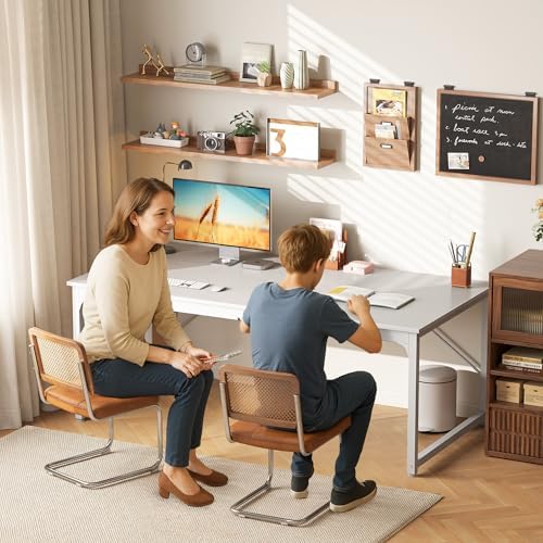 PRAISUN 63 X 29.5 Inch Computer Desk with Deeper Desktop - Image 2