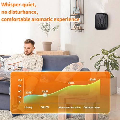 Smart Waterless Essential Oil Diffuser, 400ML Hotel Scent Diffuser with 12A1V Power Adapter for Large Room and Commercial Use, Scent Air Machine Cover Up to 2000 Sq.Ft - Image 6