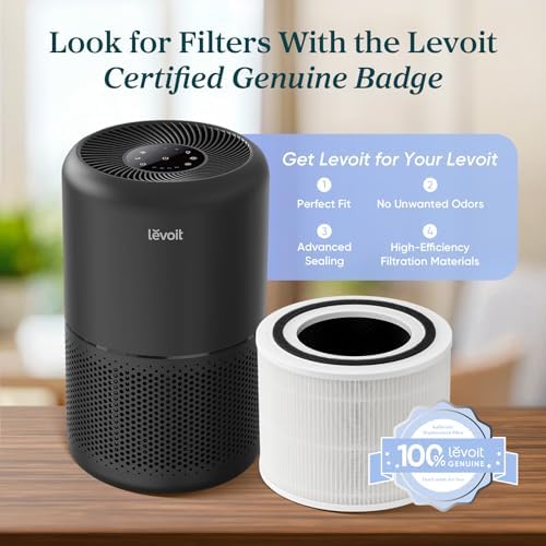 Levoit Air Purifier for Home Pets Hair Allergies in Bedroom Quiet Purifiers - Image 5