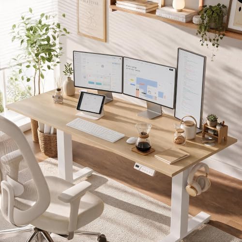 Claiks 55 x 24 Inch Nature Electric Standing Desk - Image 2