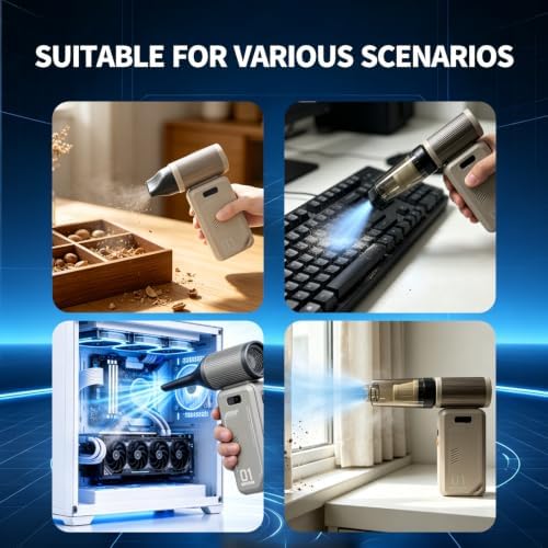 Compressed Air Duster Rechargeable Cordless with Stepless Speed - Image 5