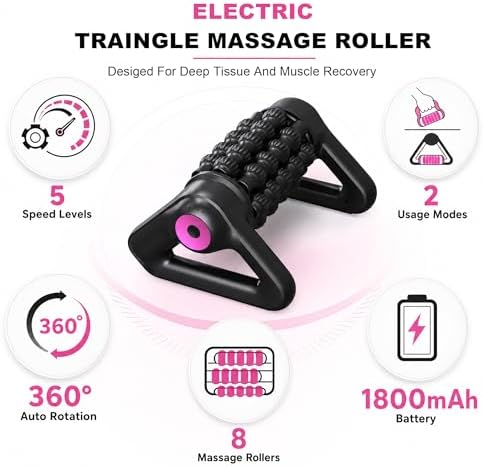 Massage Roller, Electric Muscle Roller, Traingle Design Massager - Image 2