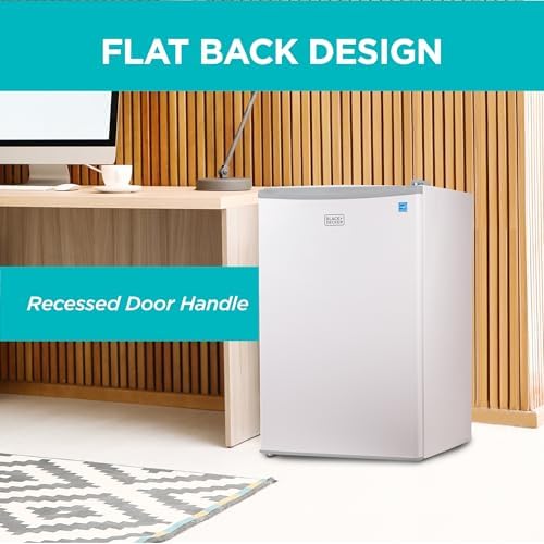 BLACK+DECKER 4.3 Cu. Ft. Compact Refrigerator, Energy Star, BCRK43W, White - Image 6