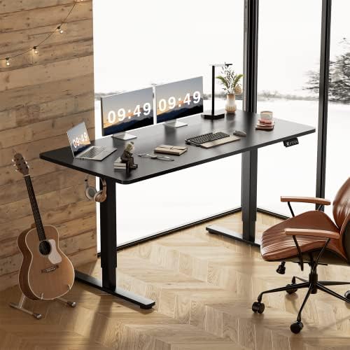 Furmax 63 Inches Electric Height Adjustable Standing Desk Home Office Desk - Image 4