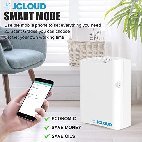 JCLOUD Smart Scent Air Machine Pro for Home, HVAC Waterless Diffuser, White - Image 4